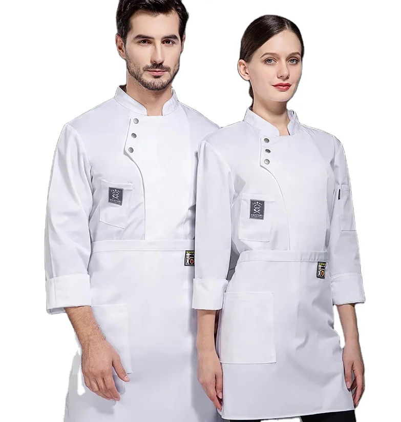 high grade unisex & waterproof  three quarter chef workwear or union for spring and autumn