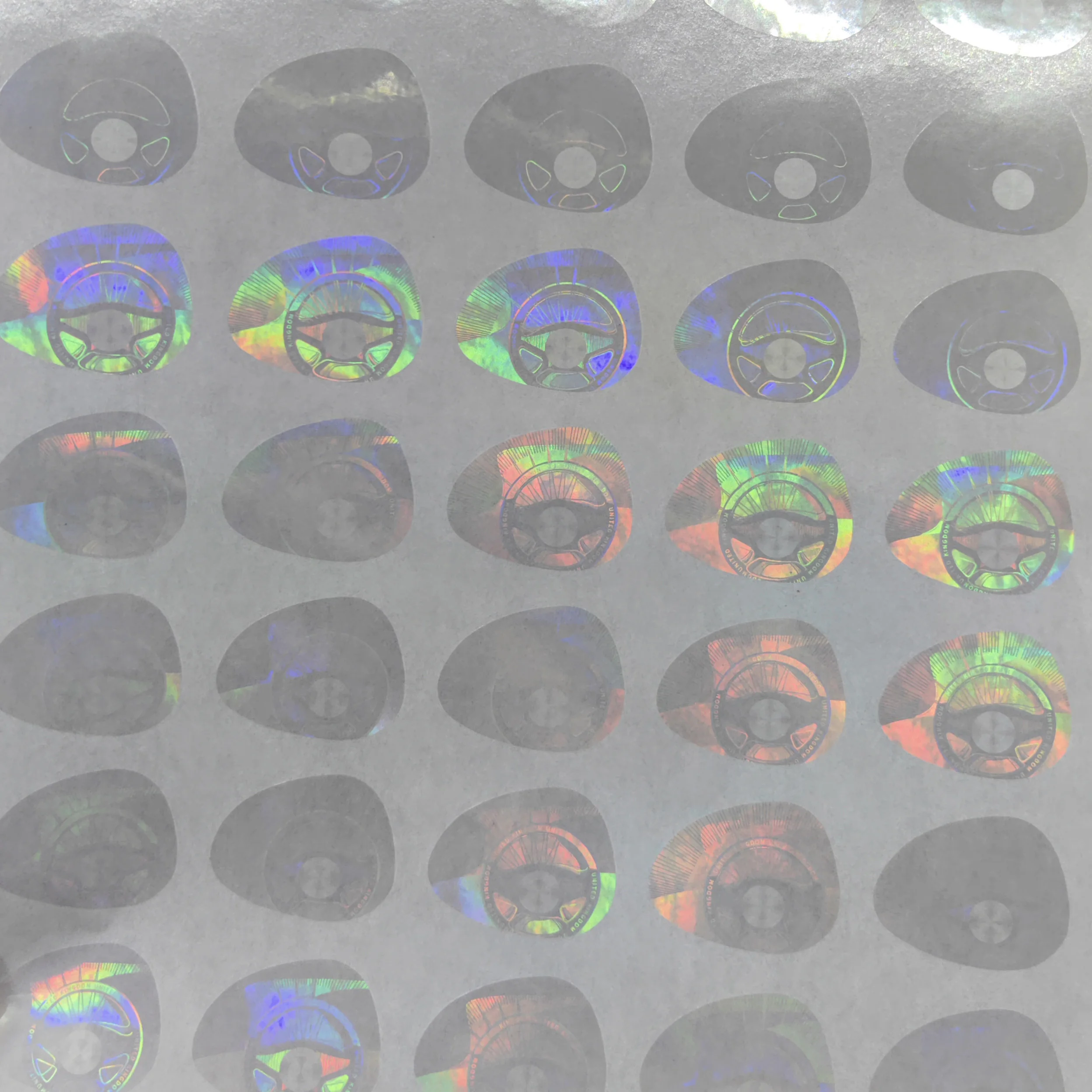 Custom Transparent Hologram Sticker UK Hologram Sticker Hologram Overlay