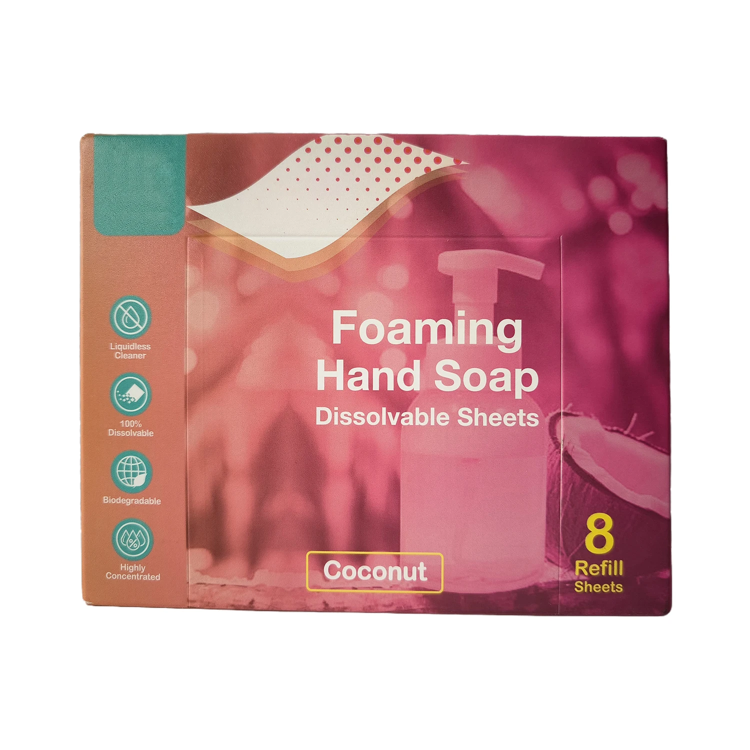 Travel Eco-Friendly Outdoor Cleaning Hand Sheet  Hand Soap Paper Easy Dissolved Hand Washing sheets