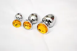 New Porn Toys Stainless steel Metal Jewel Wireless Butt Anal Plug Erotic G Spot Stimulator Adult Sexy Product