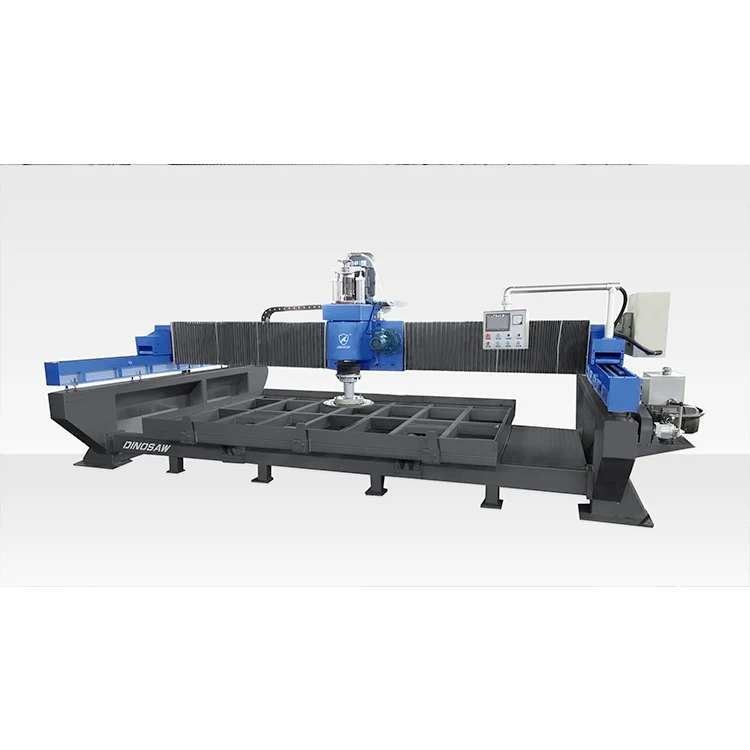 5 axis bridge saw granite cutting grinding machine cnc granite polishing machine quartz dekton slab saw