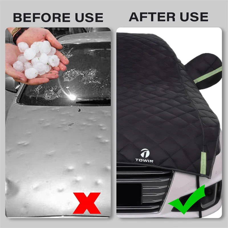 Snow Rain Hail Protection Car Covers Anti-Hail Damage Car Auto Cover
