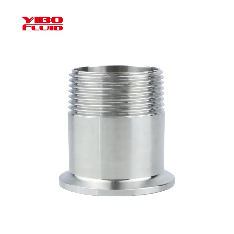 SS304 Male Bsp Triclover Female stainless steel SS316 SANITARY Thread 21mp Adapter Tri Clamp Npt ferrule