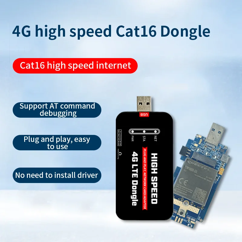 4g dongle usb модем на основе модуля CAT12 EM12G