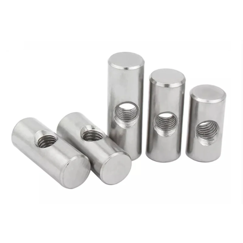 Stainless steel m8 m12 m6 cross dowel barrel nut for furniture