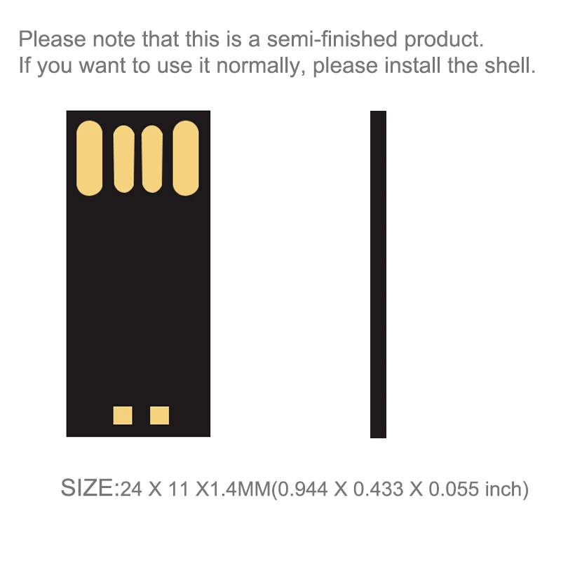 UDP 2.0 memory flash without housing 2GB 4GB 8GB 16GB ong board Udisk semi-finished chip 32GB 64GB 128GB pendrive