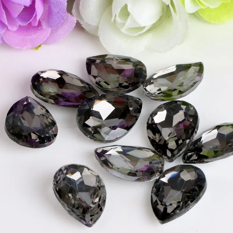 Wholesale Water Drop Multi Color Water Diamond Phone Cases And Nail Accessories Sticking Diamond Glass Water Diamond