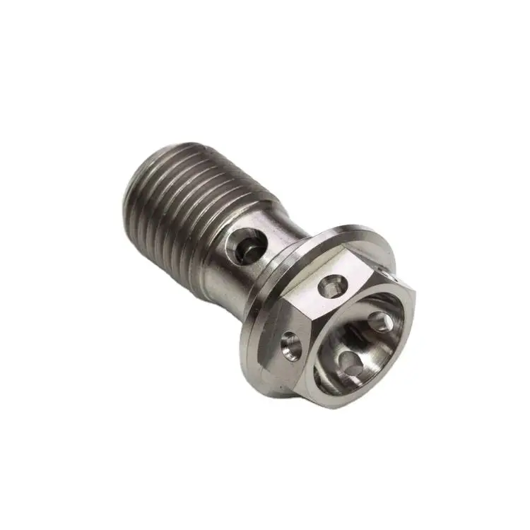 Gr5 Titanium Screw Automotive Titanium Ring Wheel Bolt