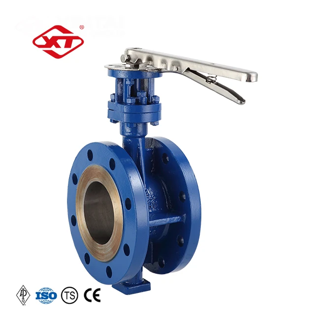 D43H-150LB 4inch  Cast steel API  butterfly valve    small fluid resistance