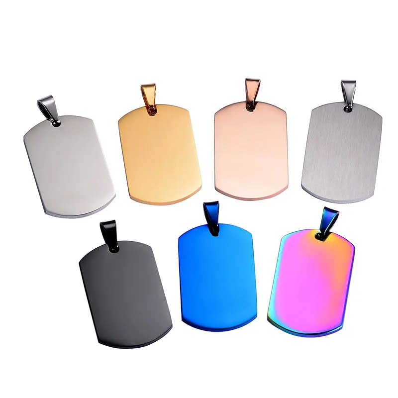 Custom Sublimation Blanks Metal Printing Heart Shape Bone Stainless Steel Personalized Blanks Dog Id Tag