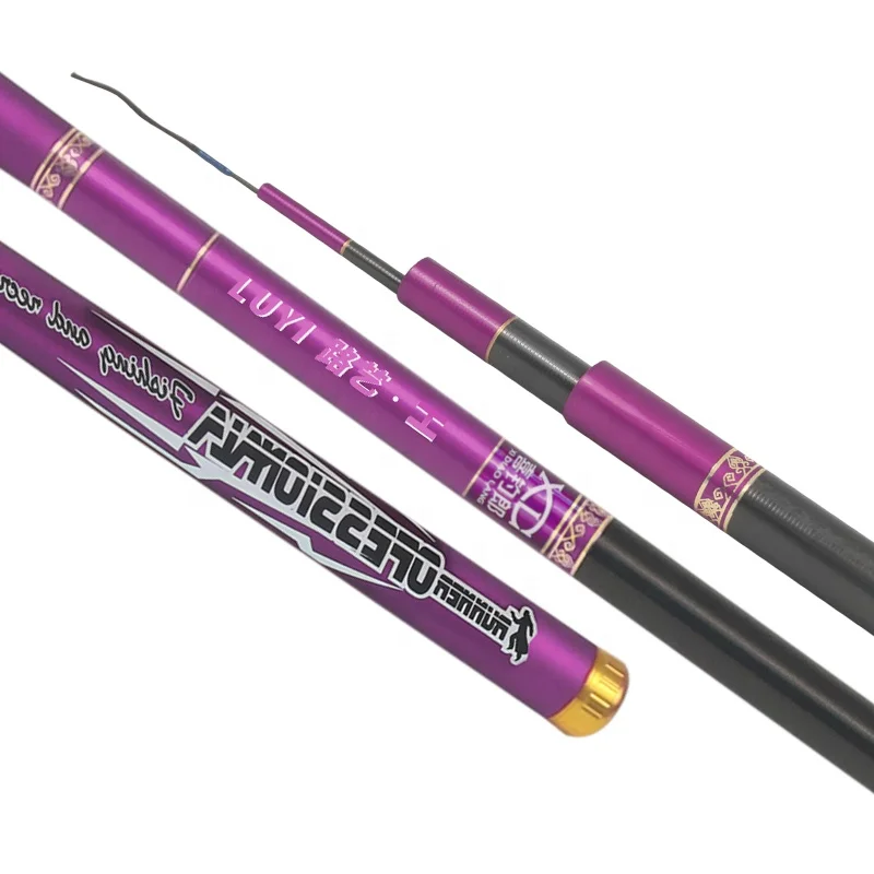 xdl Quality unique 3.6-7.2m with reel  19 feet bamboo taiwan fishing rod