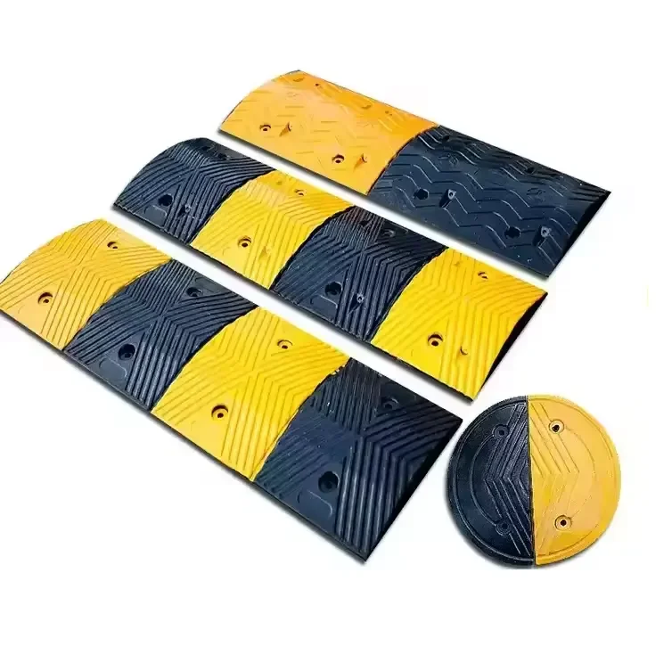 Engineering rubber speed bumps Road speed limit absorber road rubber speed breaker