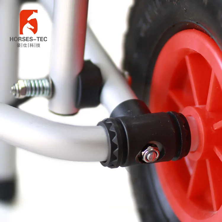 Two balloon wheels folding aluminum kayak trailer canoe cart