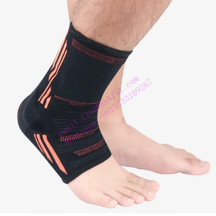Hot sale plus size basketball ankle support socks with anti collision gel pads