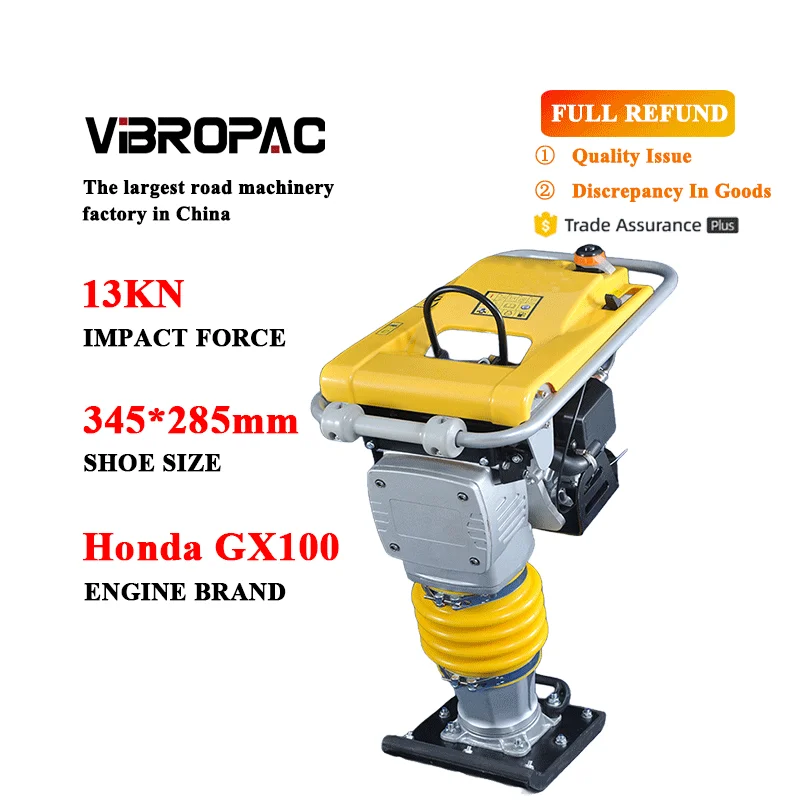 factory spear parts shoe dynamic tamping rammer