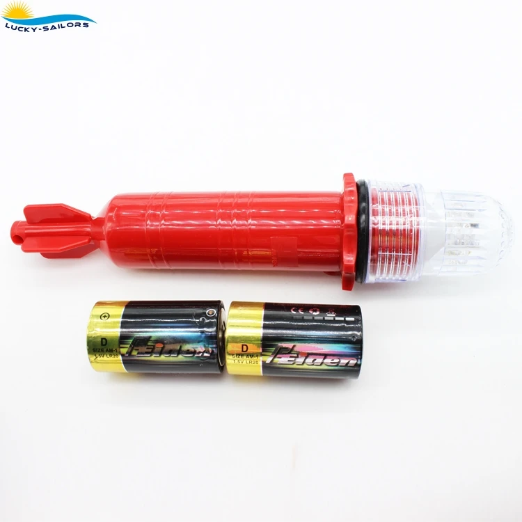1.5V & 3V LED Night Fishnet light,automatic flashing Float Light Fishing net Light LED Single or double Flash Two D Battery