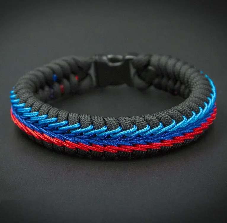 hot selling  paracord bracelet survival Luminous bracelet Wrist Band Handmade couple bracelet