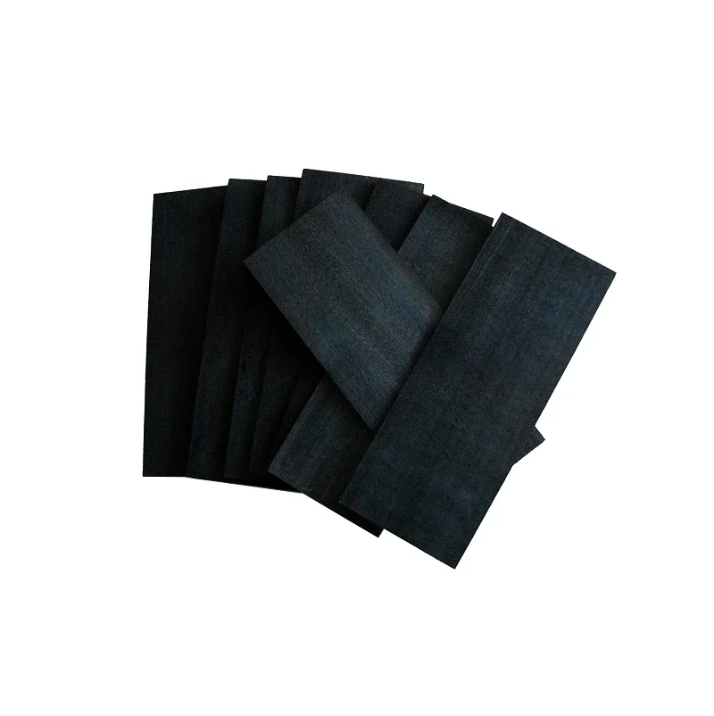 Wholesale Pure Black basswood Pencil Slats for making standard pencil