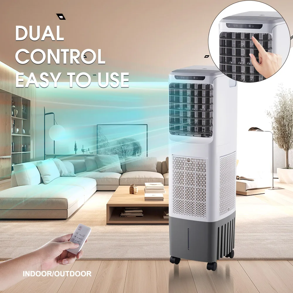 solar powered portable air conditioner solar power evaporative rechargeable air cooler fan