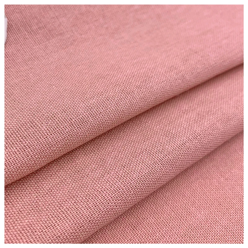 High Quality Shirt Cloth Clothing Cotton 8837# Wholesale Shirting Man Dress Soft Woman Polyester Linen And Viscose Blend Fabric