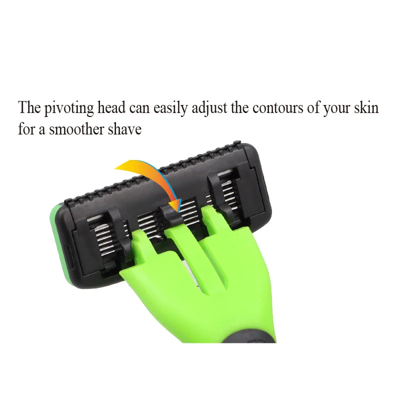 6+1Trimmer Blade disposable razor set men advanced Custom Seven Blade Face Razors mens shaving