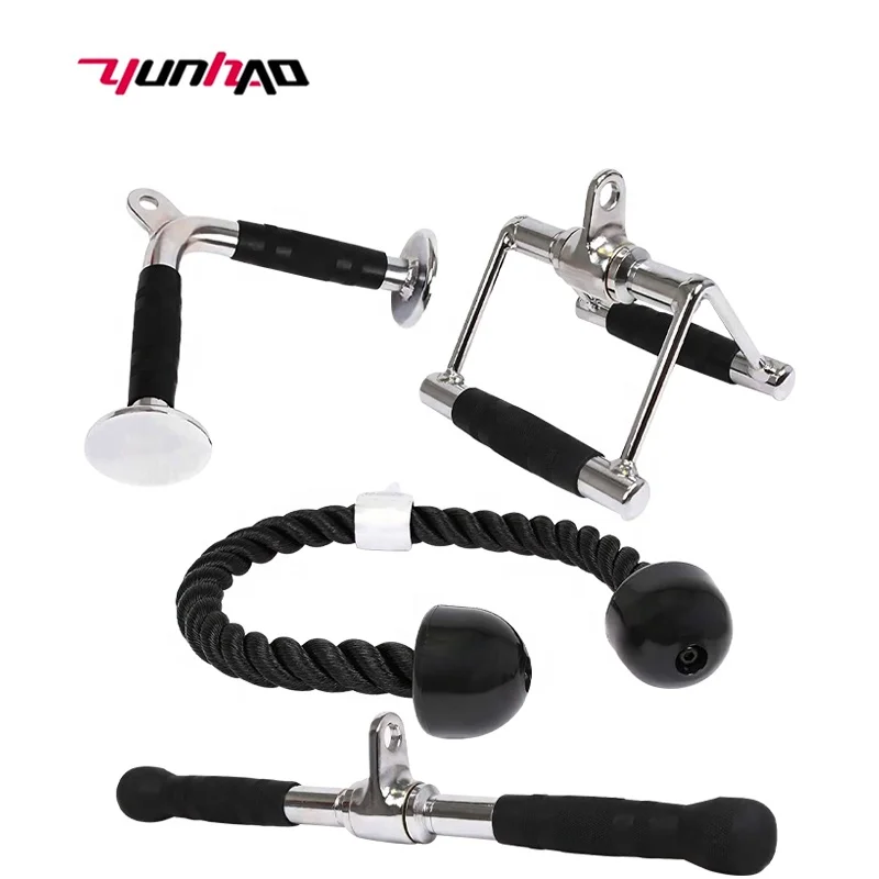 High Quality Gym Strength Exercise Fitness Equipment Triceps Muscles Training Pull Bar Smith Machine Accessories