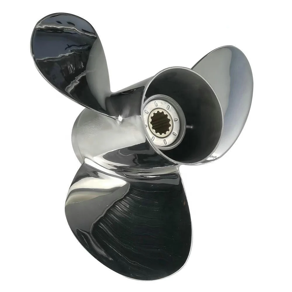OEM Upgrade Stainless Steel Boat Propeller for Yamaha Outboard Motos 40-60HP 13 Spline Tooth RH Boat Propeller