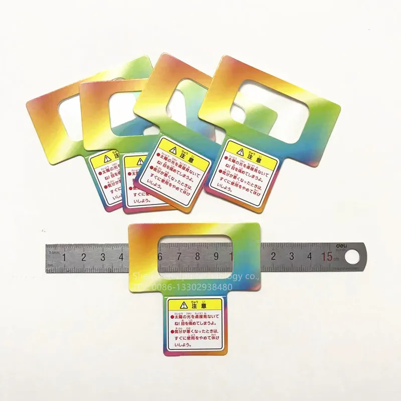 polarizer Diffraction Grating - Rainbow Peephole Axicon Rainbow Window