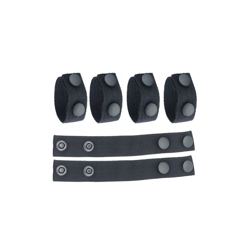 Law Enforcement Equipment Belt Loop Keeper Custom Logo Belt Accessories Security Tactical Belt Combat Gear Adjustable Keeper