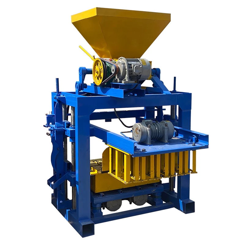 Qtj4-35 Semi Automatic Cement Block Making Machine Hollow Block Making Machine Construction Machines
