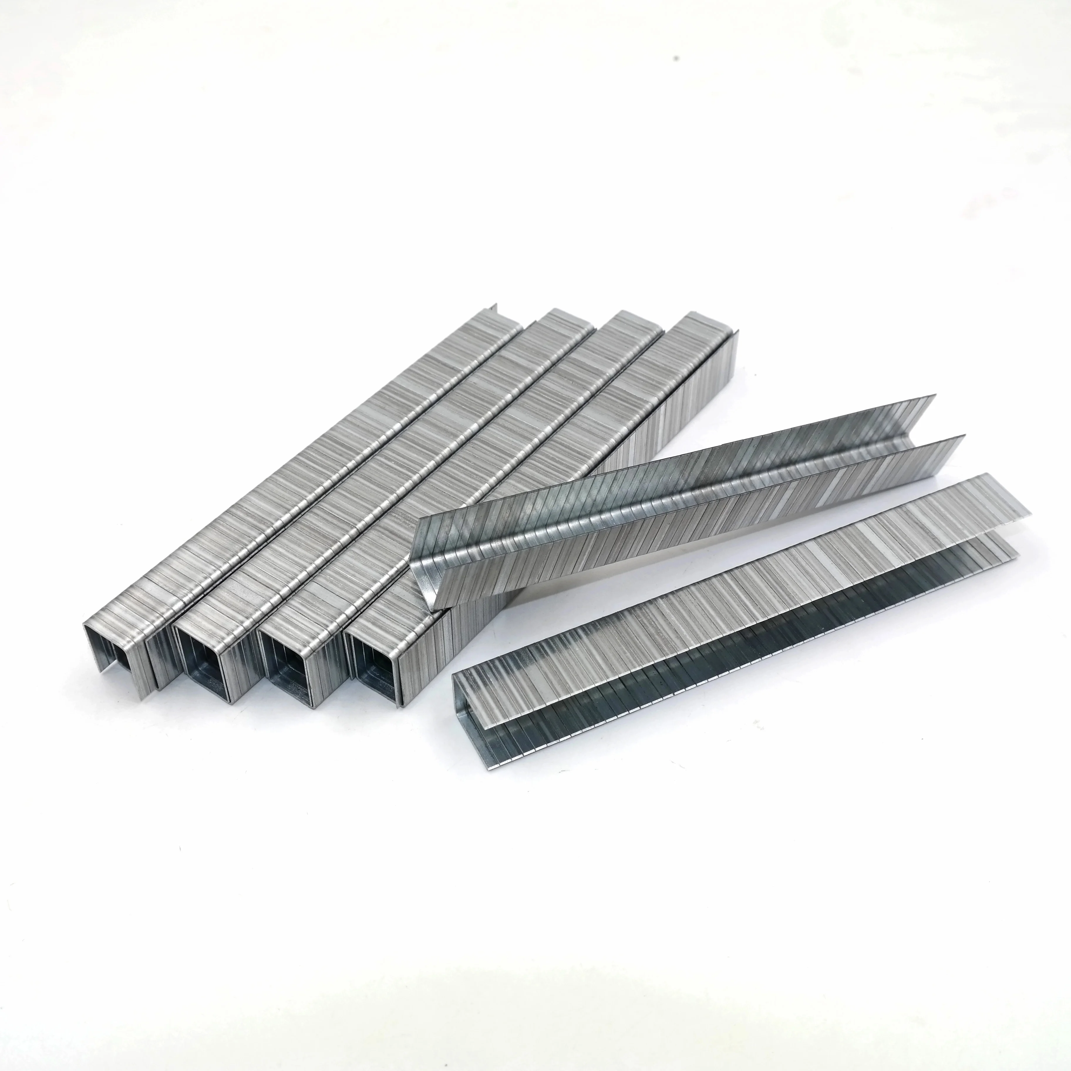 1022J sliver color metal wooden nails U shape heavy  staples