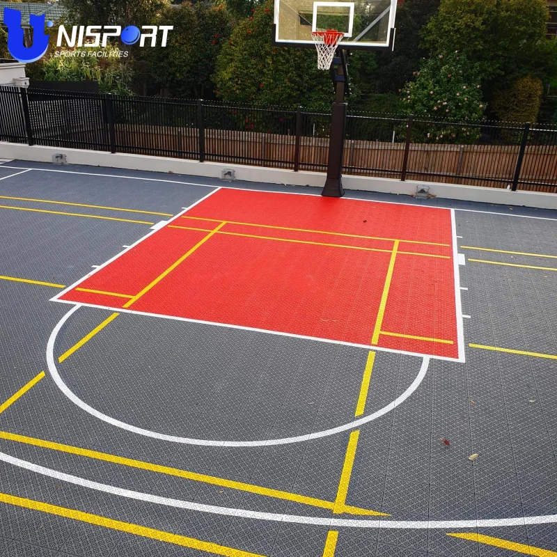 UNISPORT Flooring Tiles Football Court Interlocking Tiles Sports Portable  Indoor Outdoor Futsal Mat