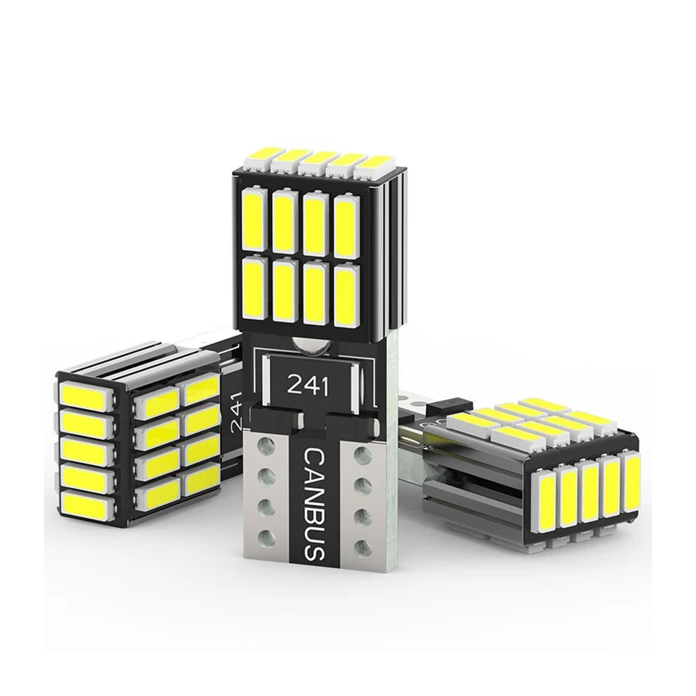 Auto 194 LED Bulb CANBUS Error Free 168 2825 W5W T10 LED Bulbs 4014 LED Chips Car Dome Map Door Courtesy Trunk Parking Lights