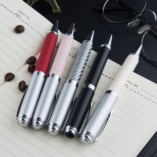GemFully B2C current winning products pens imported from china metal carbon fiber ball-point pen set for gift