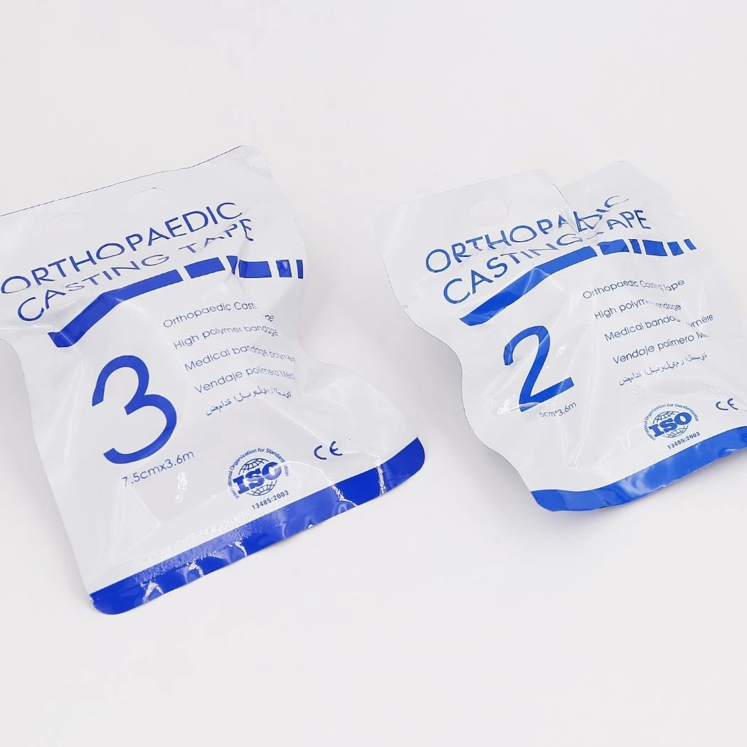 Medmount Good Breathing Self-adhesive White/Blue/Green/Yellow/Pink Polyester/Fiberglass 4yd Orthopedic Casting Tape with CE/ISO