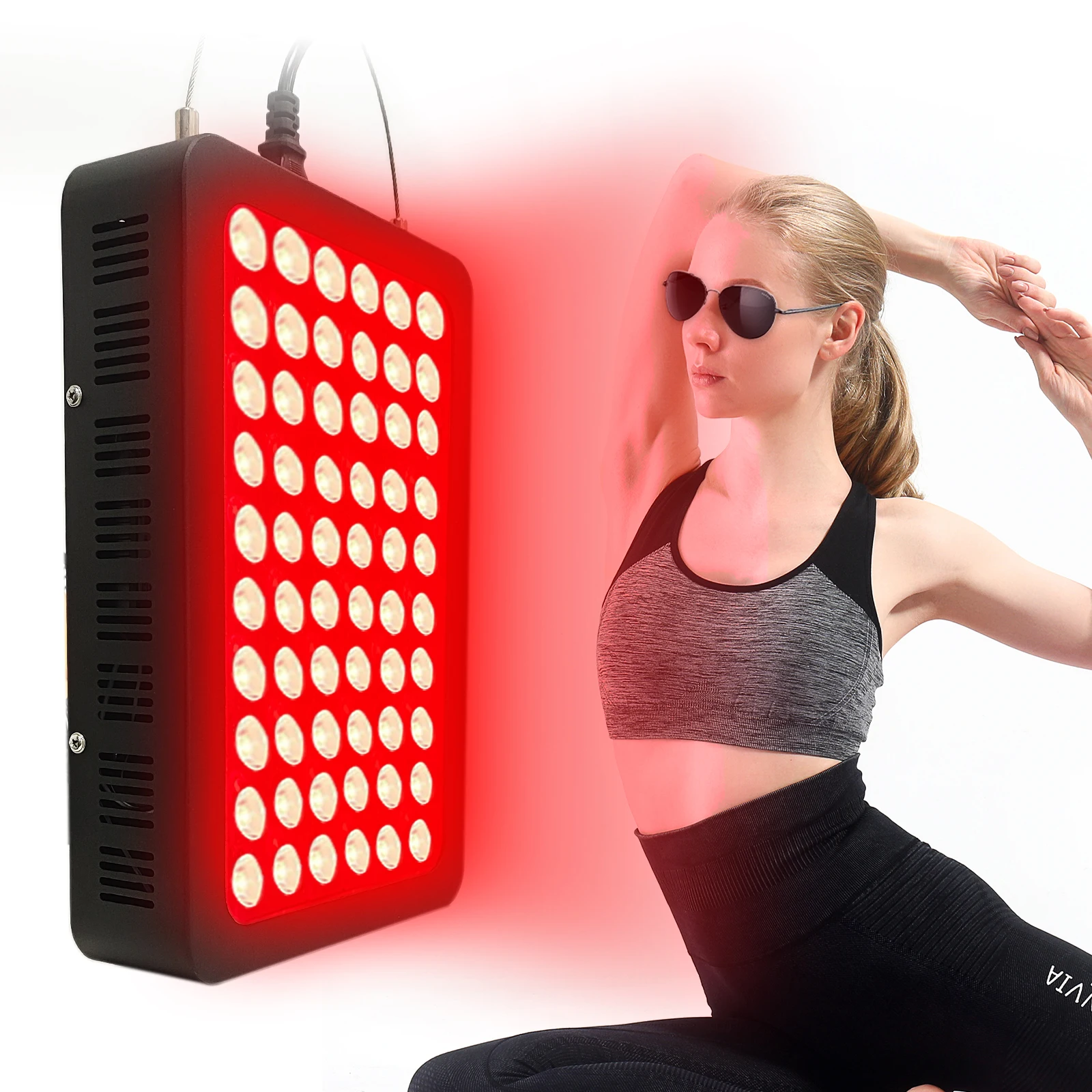 Red Light Therapy Panel,High Power  LED light Panel for Pain Relief Sleep Skin Health Infrared Red Light Therapy Lamp Device