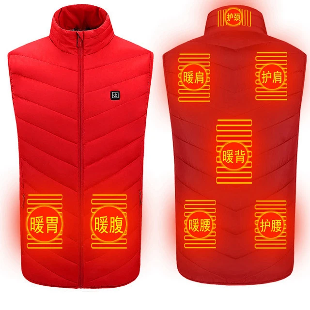 Battery Powered Utility Unisex hot selling USB heating vest carbon fiber far infrared heated vest with battery pack