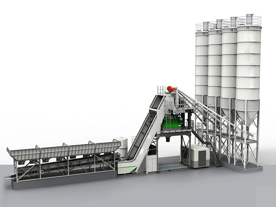 China xuzhou HZS40VY concrete plant concrete mixing plant 40m³ high cdapacity portable cement plant with factory price for sale