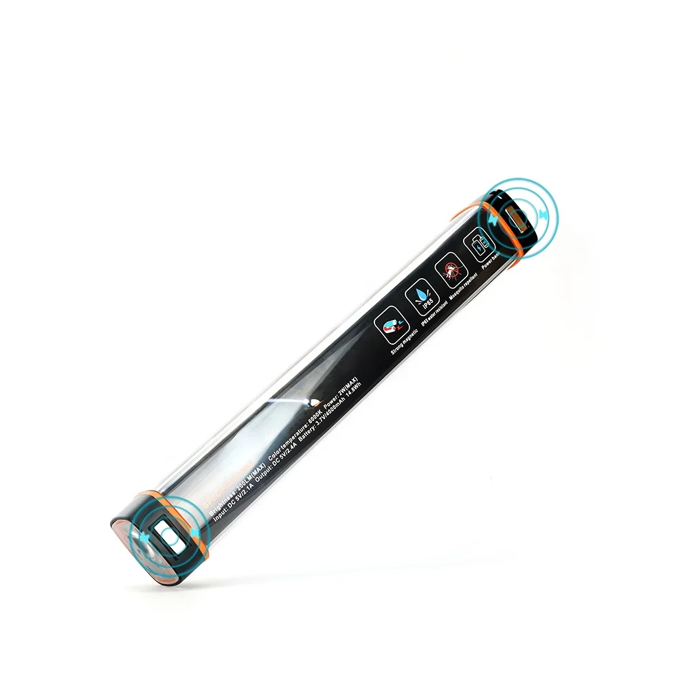 IPX5 Water-resistant USB-C Rechargeable Lanterns Mosquito Orange Light Camping LED Camping Lantern with Torch Light