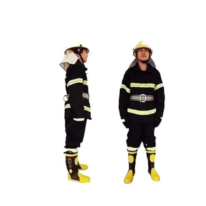 High qualityfire fighting suit includes helmet, boots, gloves, belt