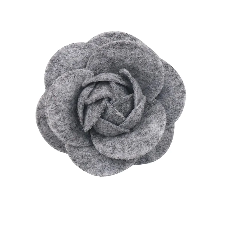 2023 diy handmade linen flower simulation rose pure color gift box decorated with flowers for kids headwear hair accessories