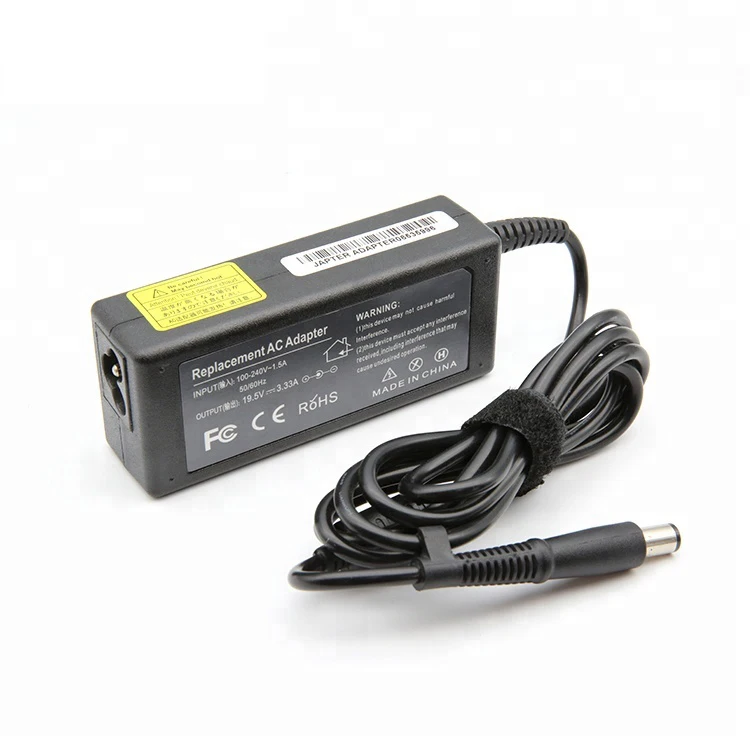 19,5 v 3.33a 65w ac черный эффективный ноутбук адаптер для hp