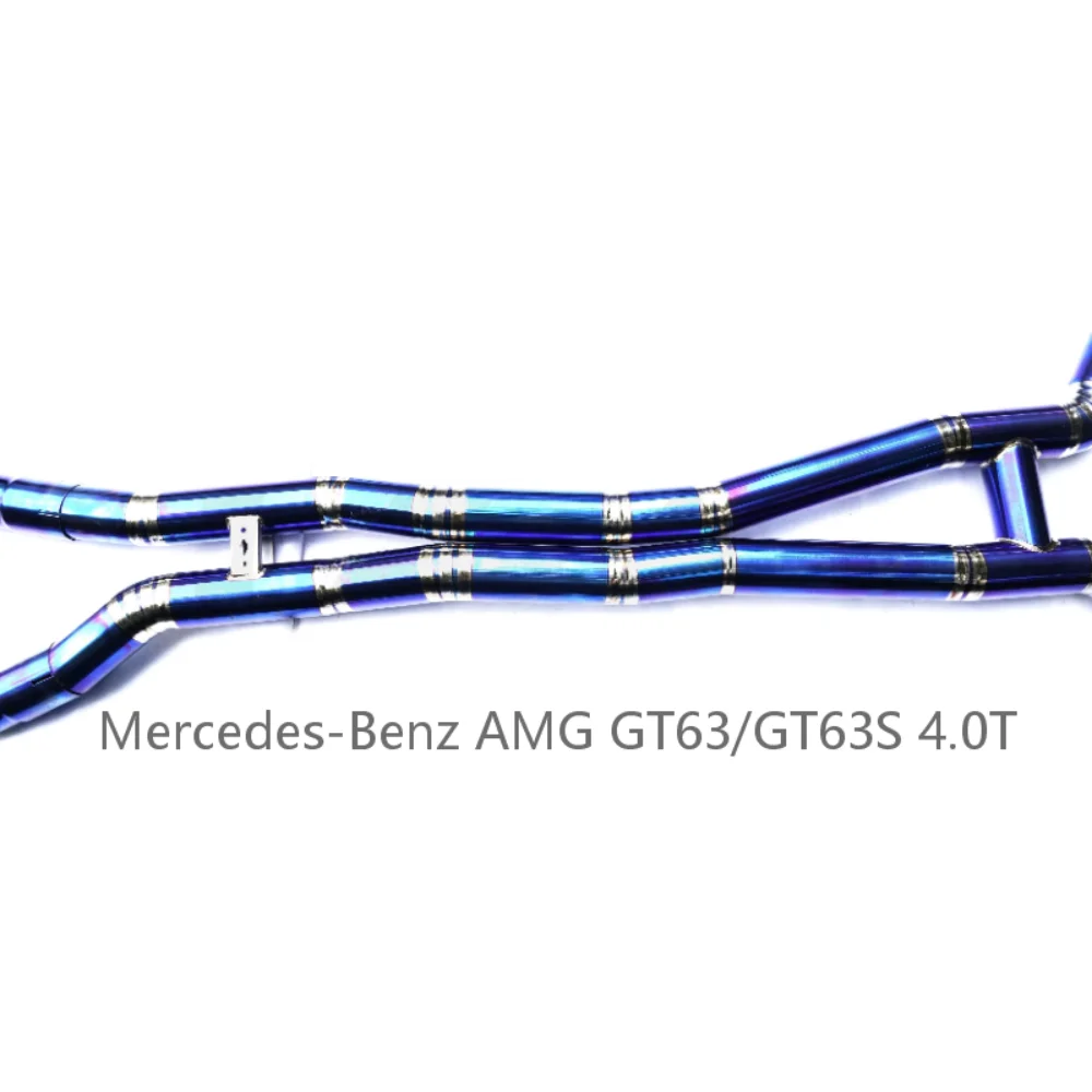 Высокопроизводительная выхлопная труба catback для Mercedes-Benz AMG GT63/GT63S выхлопной трубы глушителя из титана/нержавеющей стали