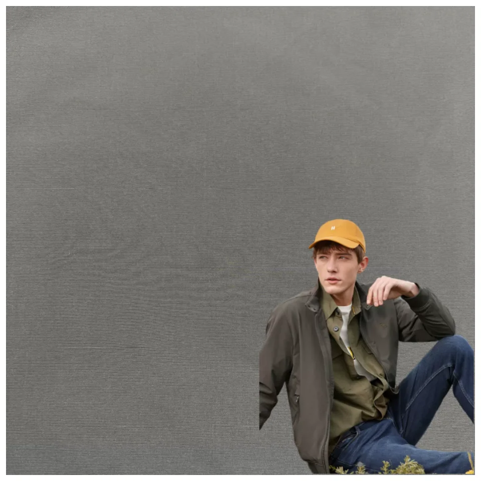 Top Quality Winter Waterproof Polyester Nylon Blend Fabric Down Jacket for Men