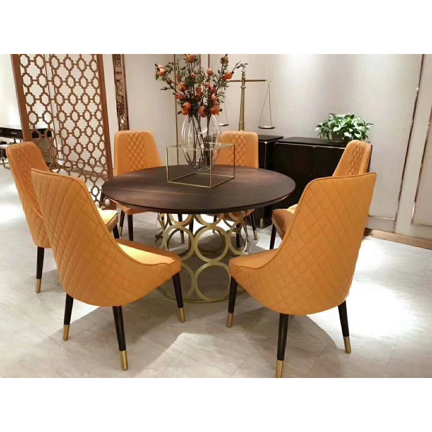 HS-R111 Современная дизайнерская одежда в китайском стиле, новый дизайн, оптовая продажа роскошный отель Ресторан мебель столы