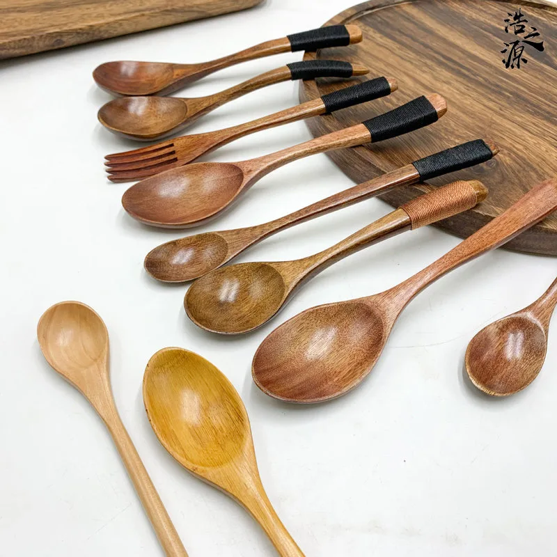 Cheaper Bulk Wooden Spoons Wholesale Wood Mixing Spoons in Different Size Mini Wood Spoons in Bulk
