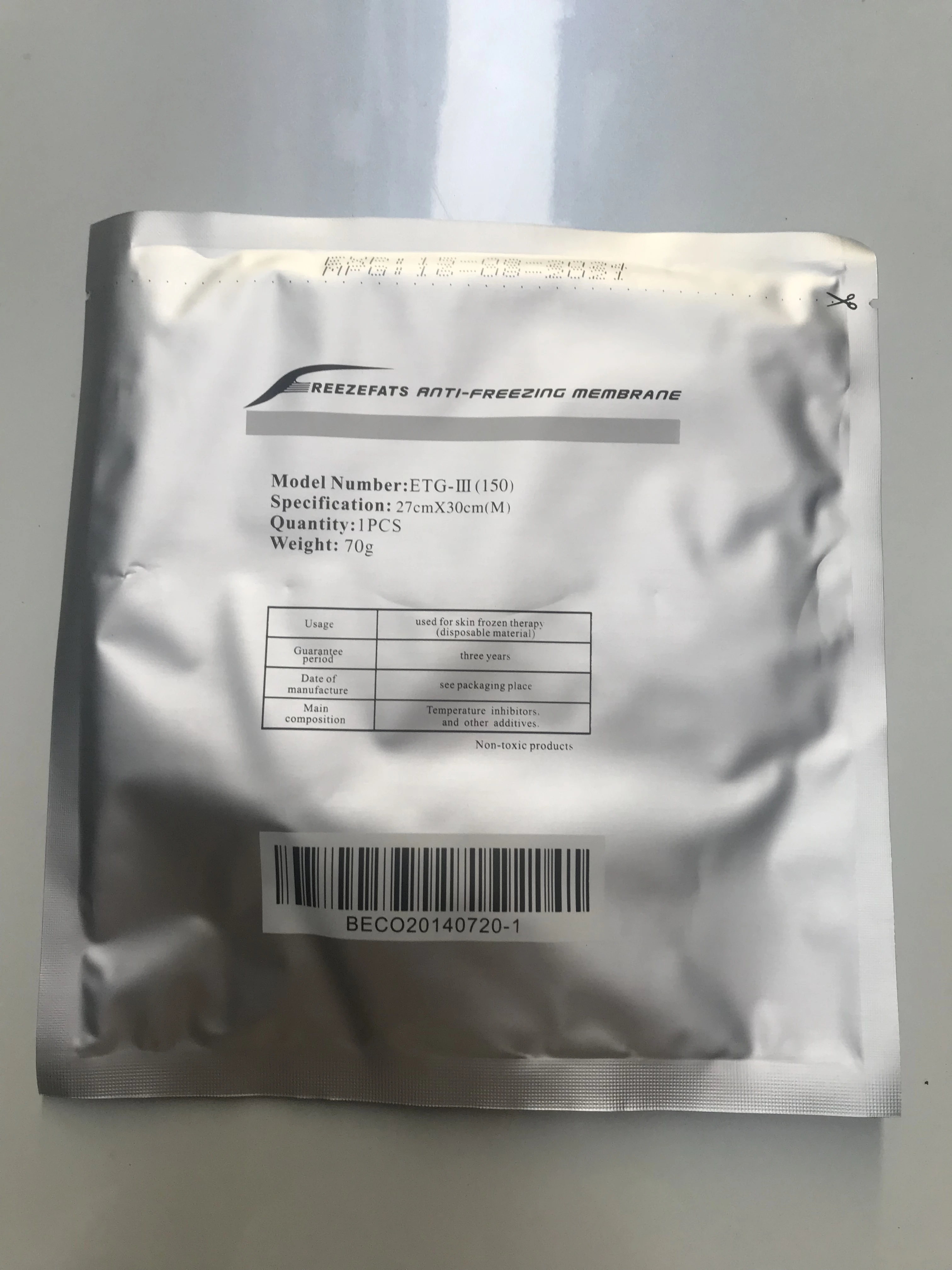 Professional Anti Freeze Membrane Cryolipolysis Pad  Fat Freeze  Anti Membrane Slimming Weight Loss 27*30cm