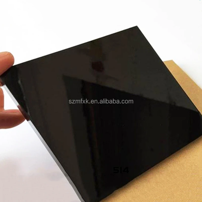 2mm dark frosted acrylic 80x80mm Acrylic board 1MM brown acrylic sheet