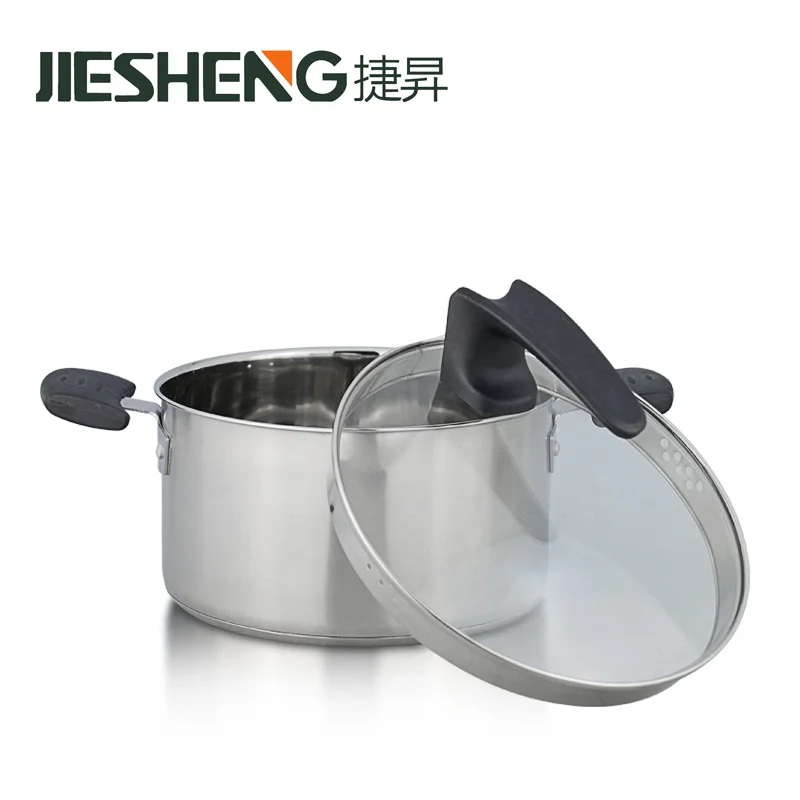 
Double Handle Stainless Steel Multipurpose Cooking Pot Pasta Pot Milk Pot Soup With Strainer Lid 