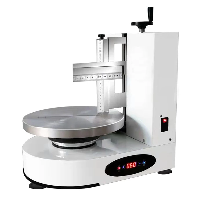 Automatic Round Cake Cream Spreading Coating Filling Machine Cake Bread Cream Decoration Spreader Smoothing Machine